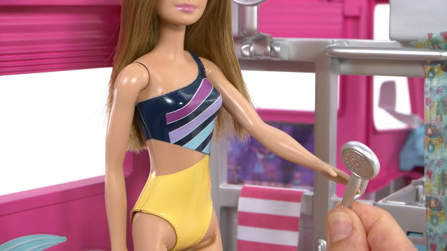 Amazon.com: Barbie Camper, Doll Playset with 60 Accessories, 30